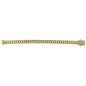 Exclusive 14K Gold Monaco Bracelet - 7MM RDC Chain, Stylish Cubic Zirconia Lock-1