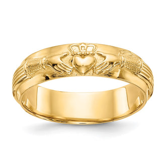 Shop Exclusive 14K Gold Men's Claddagh Ring - Stylish Design, Affordable Price