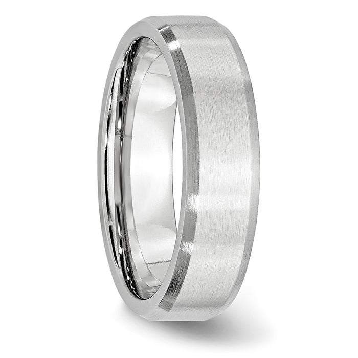 High-Quality Cobalt 6mm Chisel Band - Stylish Satin Finish & Affordable Price-4