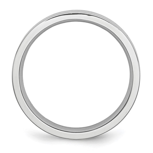 Buy Stylish Cobalt Chisel Flat Polished 5mm Ring | High-Quality Value Piece