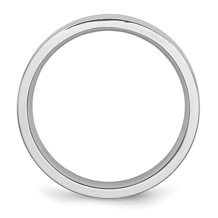 Buy Stylish Cobalt Chisel Flat Polished 5mm Ring - Exclusive Design & Value-2