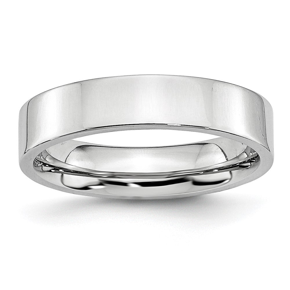 Buy Stylish Cobalt Flat Polished 5mm Chisel Band - Affordable Luxury Ring