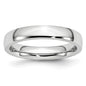 Exclusive Cobalt Chisel Polished 4mm Half-Round Band Ring - Stylish Value!-9