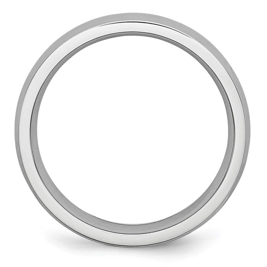 Buy Stylish Cobalt Chisel Polished 5mm Half-Round Band Ring - Luxury Value!