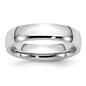 Buy Stylish 5mm Cobalt Chisel Polished Half-Round Band Ring - Affordable Luxury-6