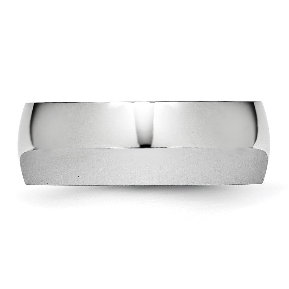 Buy Stylish Cobalt Chisel Polished 8mm Half-Round Band Ring | Luxury Value