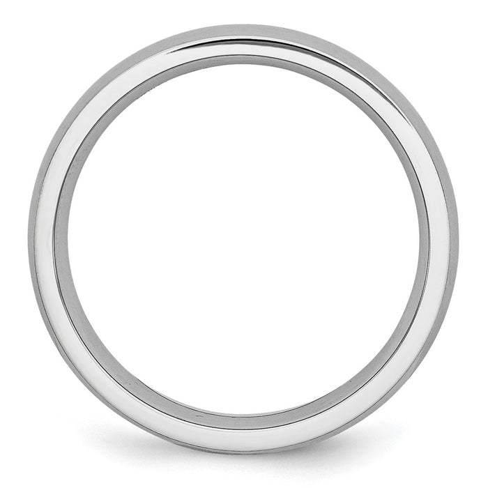 Buy Exclusive Cobalt Satin Finish 5mm Half-Round Chisel Band - Stylish Value!-2