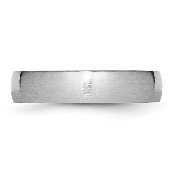 Buy Stylish Cobalt Satin Finish 5mm Half-Round Chisel Band - Luxury Value!-3