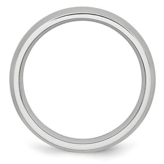 Buy Stylish Cobalt Satin Finish 6mm Half-Round Chisel Band - Luxury Design