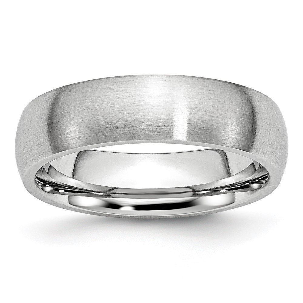 Buy Stylish Cobalt Satin Finish 6mm Half-Round Chisel Band - Luxury Design