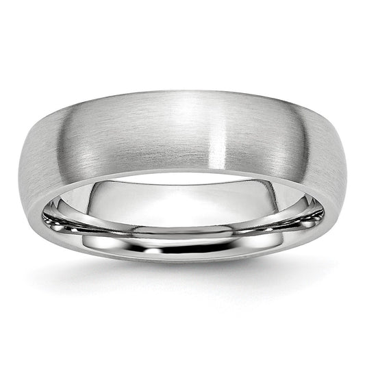 Buy Stylish Cobalt Satin Finish 6mm Half-Round Chisel Band - Luxury Design