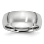 Designer Cobalt Satin Finish 7mm Half-Round Chisel Band - Affordable Luxury Ring-3