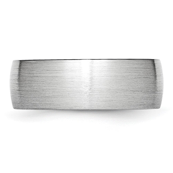 Exclusive Cobalt Satin Finish 8mm Half-Round Chisel Band - Stylish Value-3