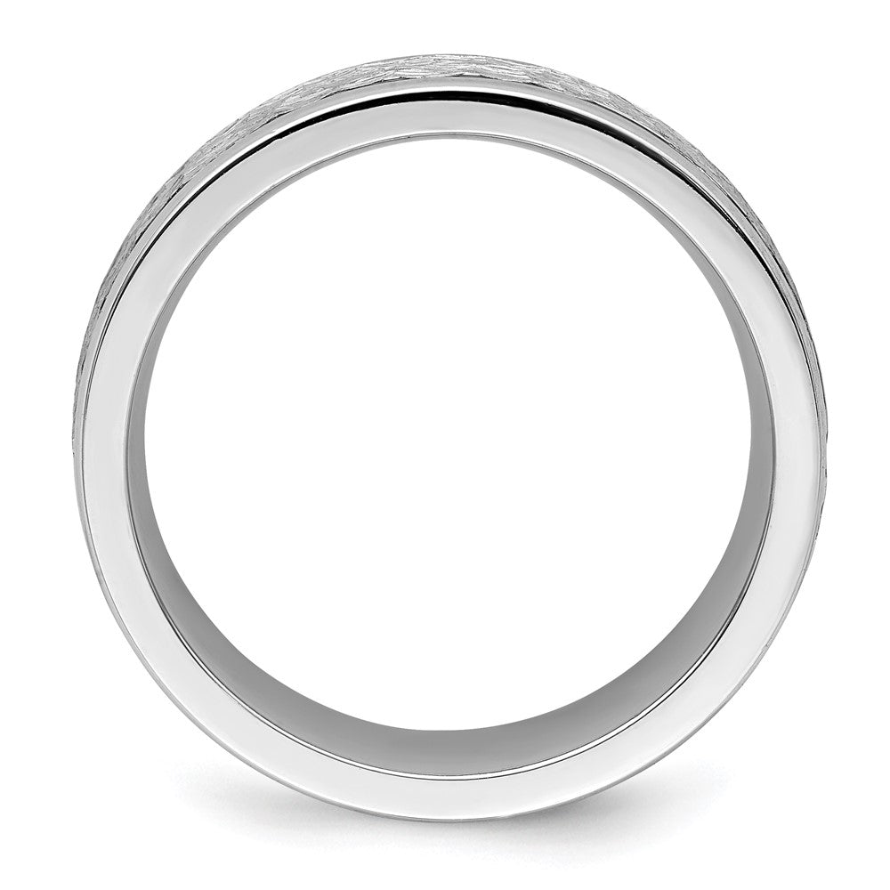 Buy High-Quality 7mm Cobalt Chisel Hammered Band | Stylish Brushed Finish