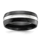 High-Quality Chisel Cobalt 8mm Polished Black IP-Plated Band | Stylish Value-12