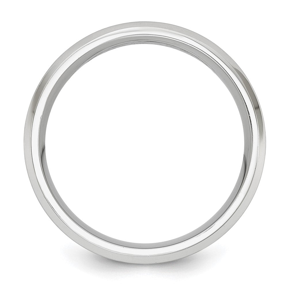 Exclusive 8mm Cobalt Chisel Band - Stylish Brushed Finish, Yellow IP-Plated
