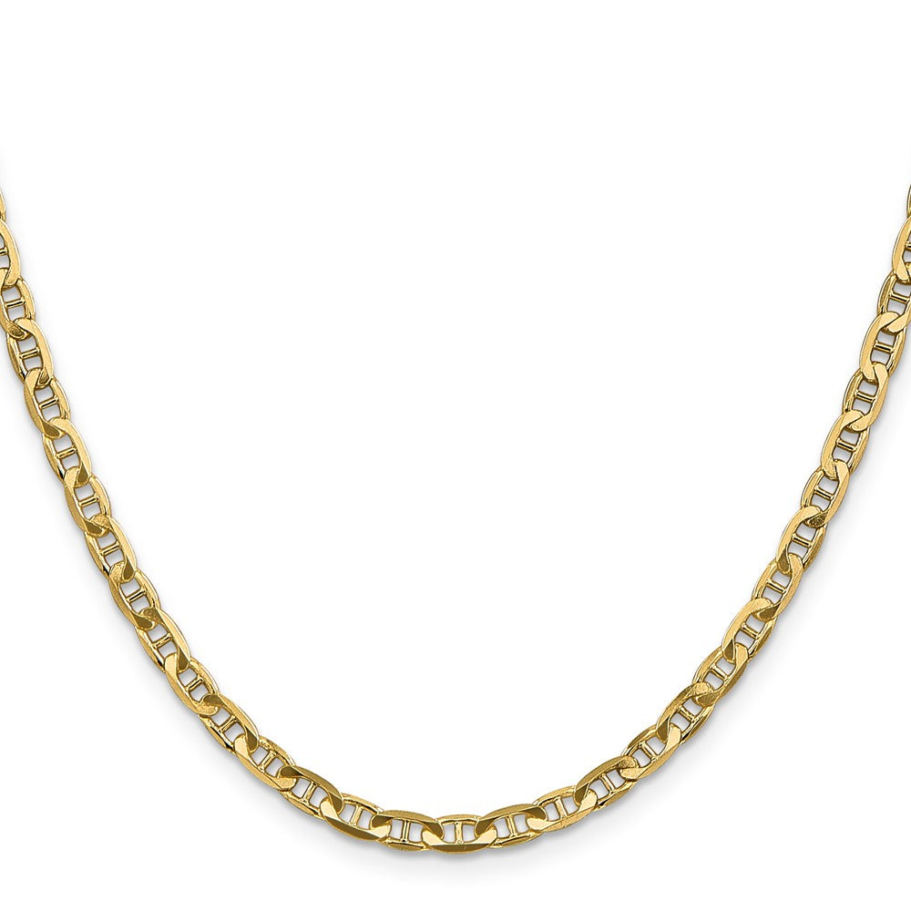 High-Quality 14K Gold 18-Inch 3.75mm Concave Anchor Chain - Stylish Value