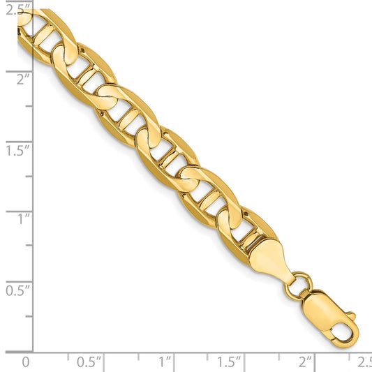 Shop Stylish 14K Gold 8mm Concave Anchor Link Chain - Luxury Design Value