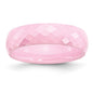 High-Quality 6mm Polished Pink Ceramic Chisel Band - Stylish & Affordable!-6