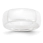 Buy Stylish 8mm Polished White Ceramic Chisel Band for Luxury Appeal-2