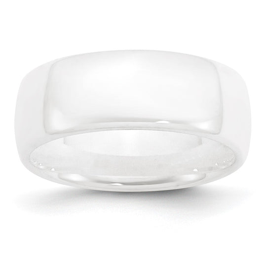 Buy Stylish 8mm Polished White Ceramic Band | Exclusive Chisel Design