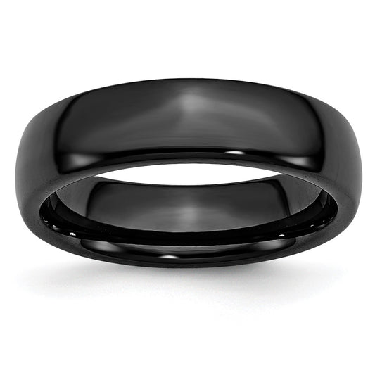Buy Stylish 6mm Black Ceramic Chisel Band - High-Quality & Affordable Option