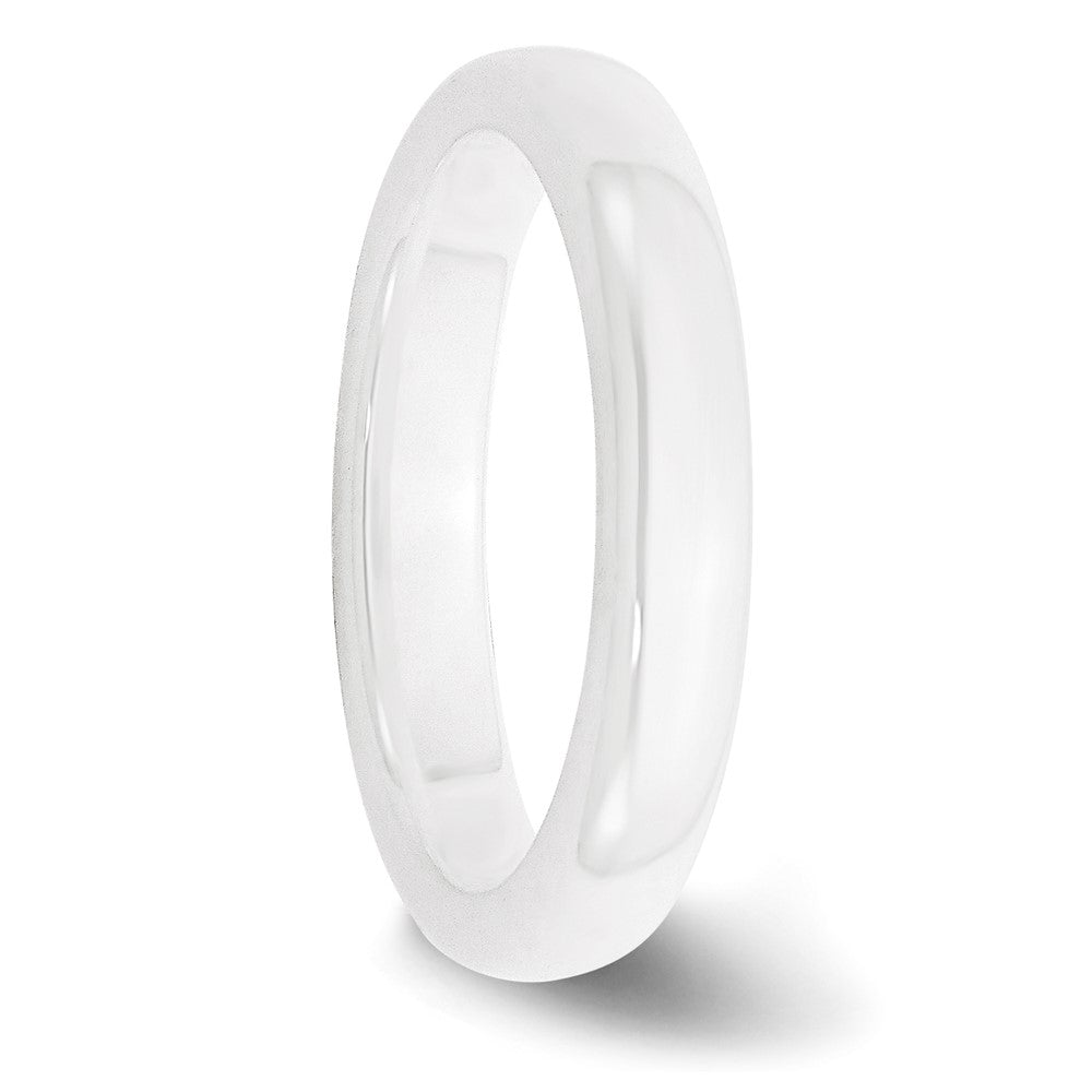 Buy Stylish 4mm Polished White Ceramic Band - Chisel Design, Affordable Price