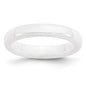 High-Quality 4mm Polished White Ceramic Band - Stylish Chisel Design-6