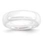 High-Quality 6mm Polished White Ceramic Band | Stylish Chisel Design-2