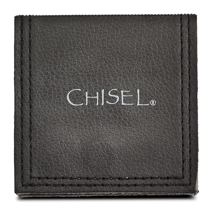 Exclusive Chisel Titanium Signet Ring with Cubic Zirconia - Stylish & Affordable-6