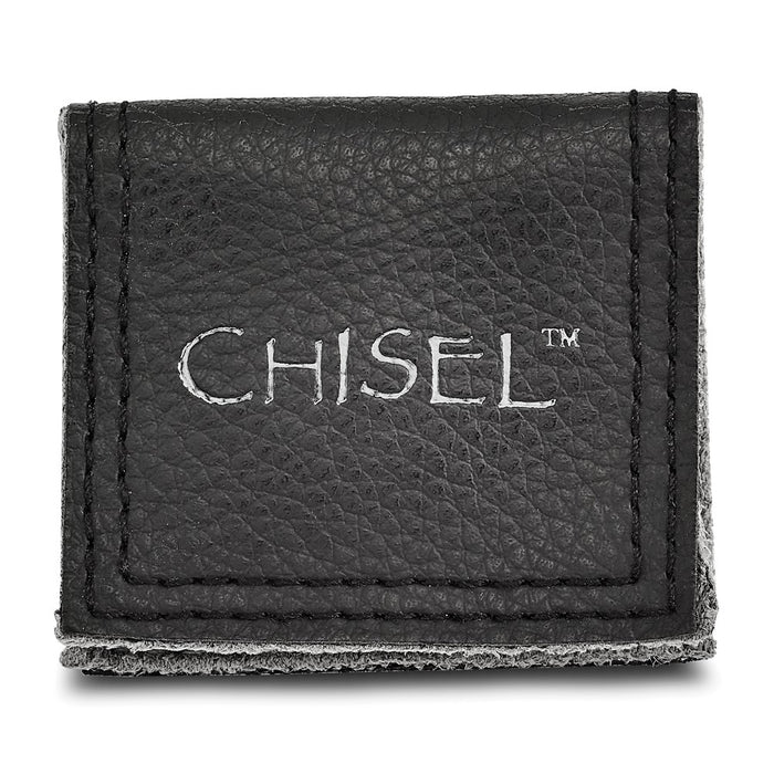 Exclusive Brushed Titanium Chisel 6mm Ridged Edge Band | Stylish & Durable-5
