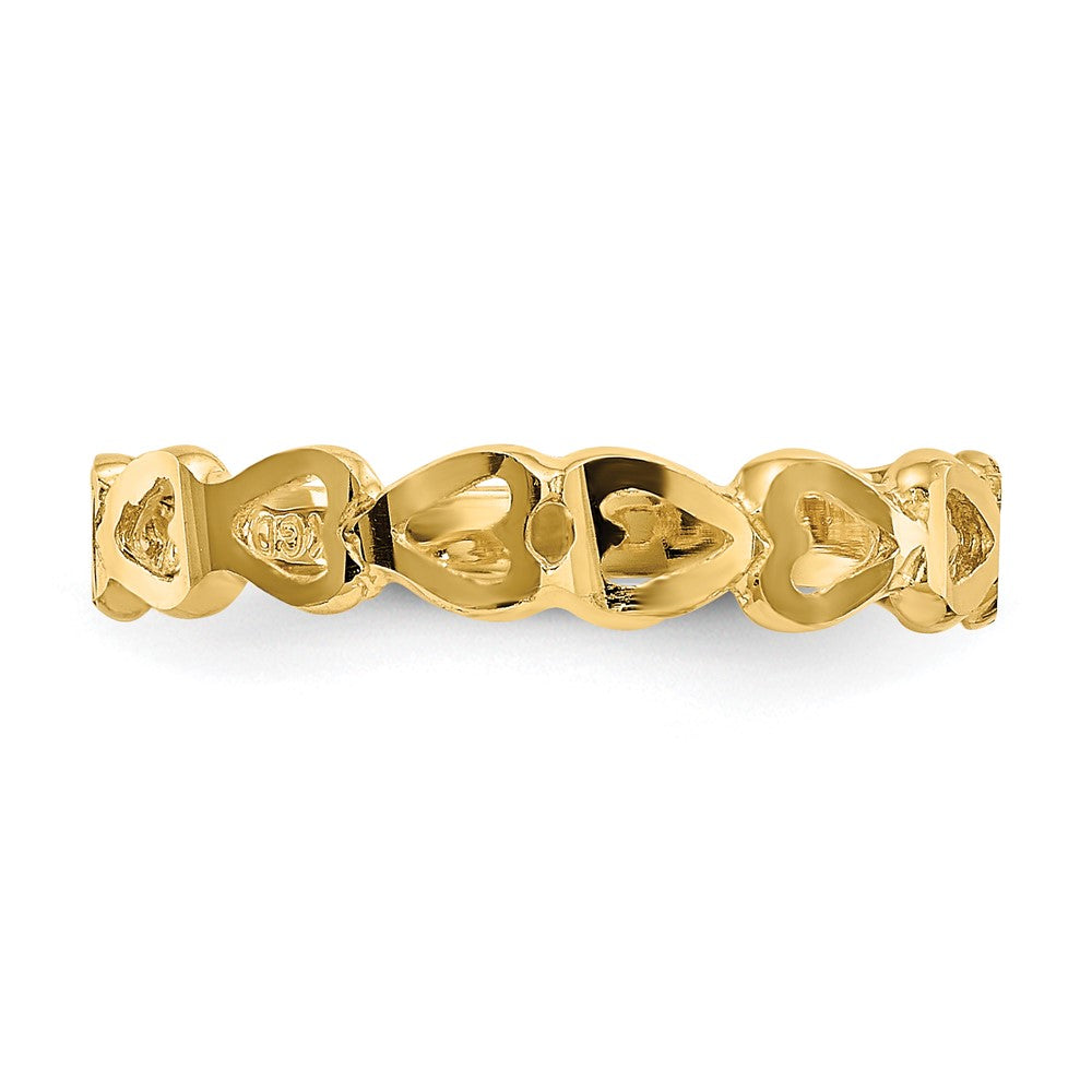 High-Quality 14K Gold Heart-Shaped Ring - Stylish & Affordable Luxury