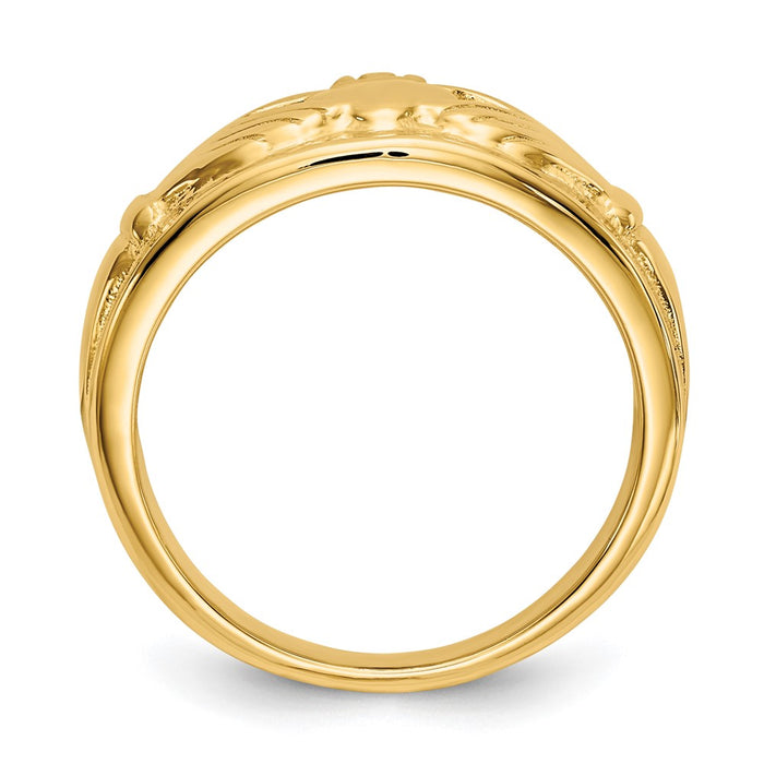 Shop Stylish 14K Gold Polished Women's Claddagh Ring - Premium Quality & Value-2