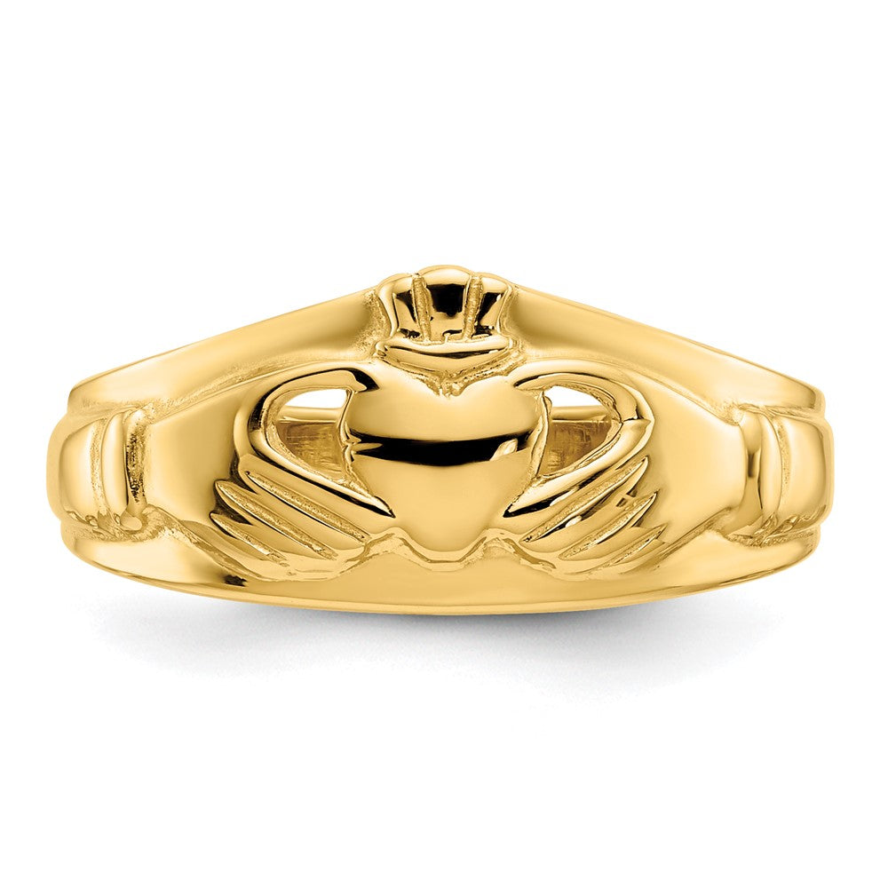 Shop Stylish 14K Gold Polished Women's Claddagh Ring - Premium Quality & Value