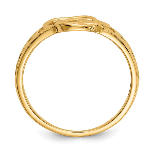 High-Quality 14K Gold Women's Celtic Knot Ring | Stylish & Affordable Design