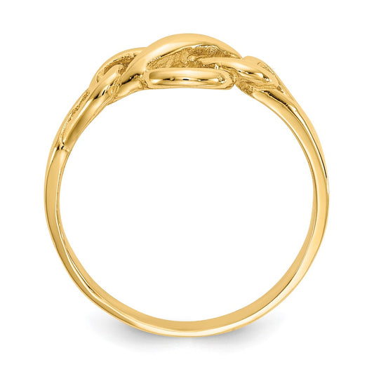 Shop Stylish 14K Gold Freeform Knot Ring - Affordable Luxury Jewelry Piece