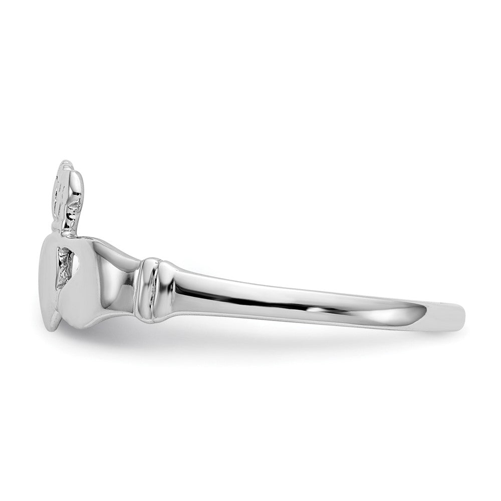 Shop 14K White Gold Women's Claddagh Ring - Stylish & Affordable Jewelry