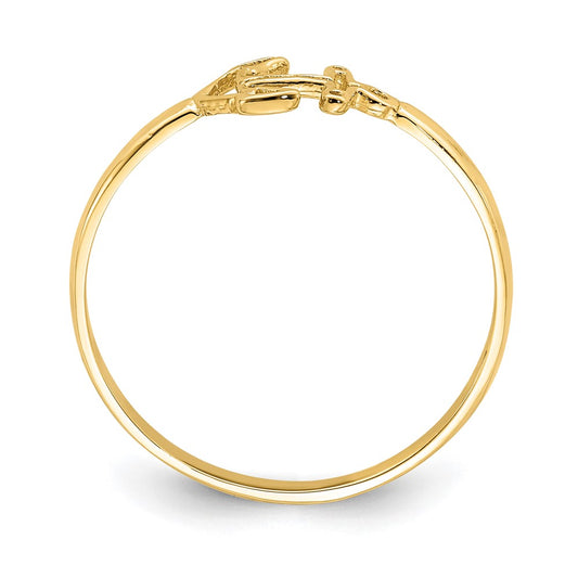 Buy Exclusive 14K Shiny Anchor Ring - Stylish Design, Affordable Luxury!
