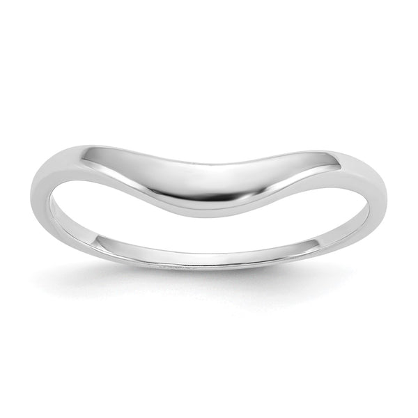14K White Gold Twisted Swirl Ring