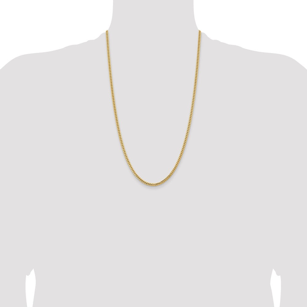 Shop Stylish 14K Gold Miami Cuban Link Chain - 26-Inch, 3.5mm, Affordable Price