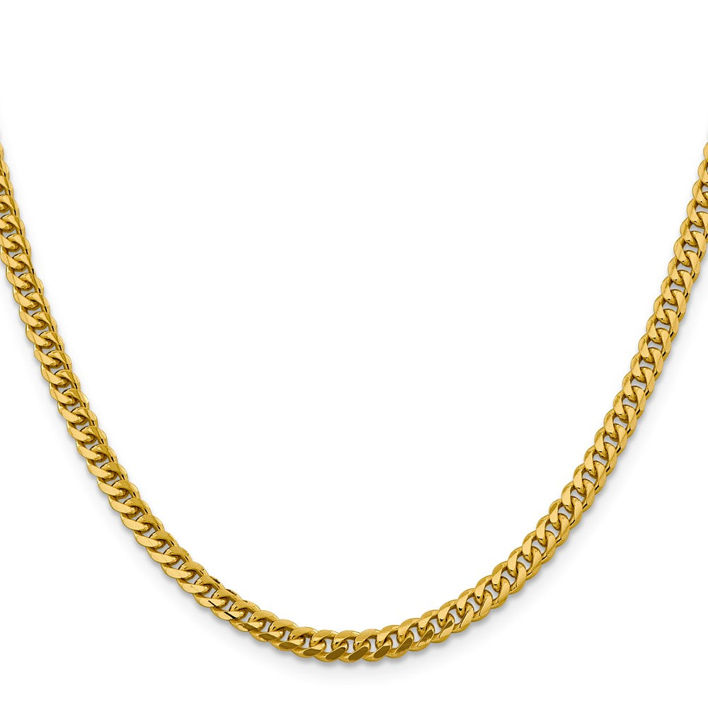 Shop 14K Solid Miami Cuban Link Chain - 22 Inch, 4.25mm, Stylish & Affordable!