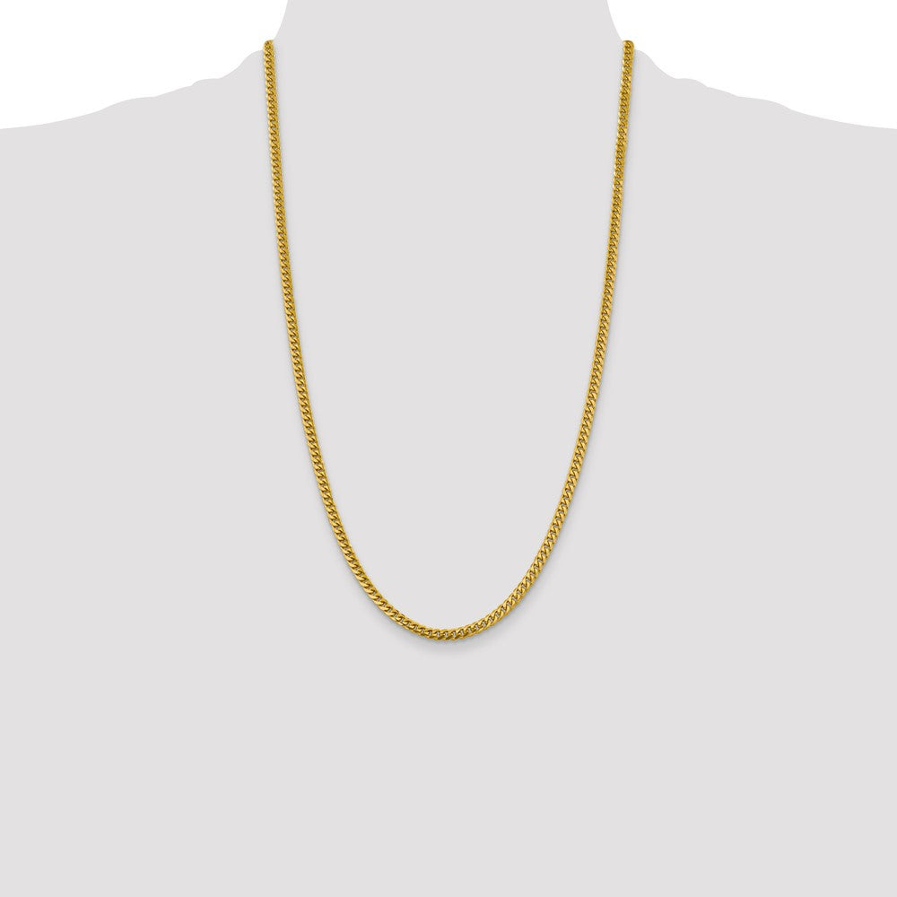 Buy Stylish 26-Inch 14K Solid Miami Cuban Link Chain - 4.25mm, Luxury Value!