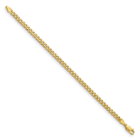 Buy Stylish 14K Solid Miami Cuban Link Bracelet - 7" x 4.25mm Value Piece