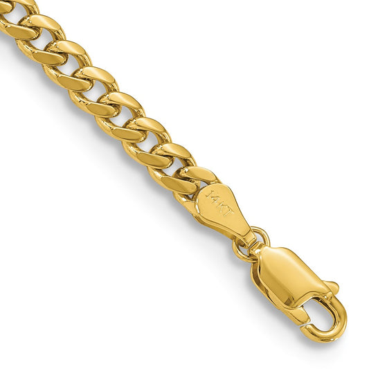 Buy Stylish 14K Solid Miami Cuban Link Bracelet - 7" x 4.25mm Value Piece