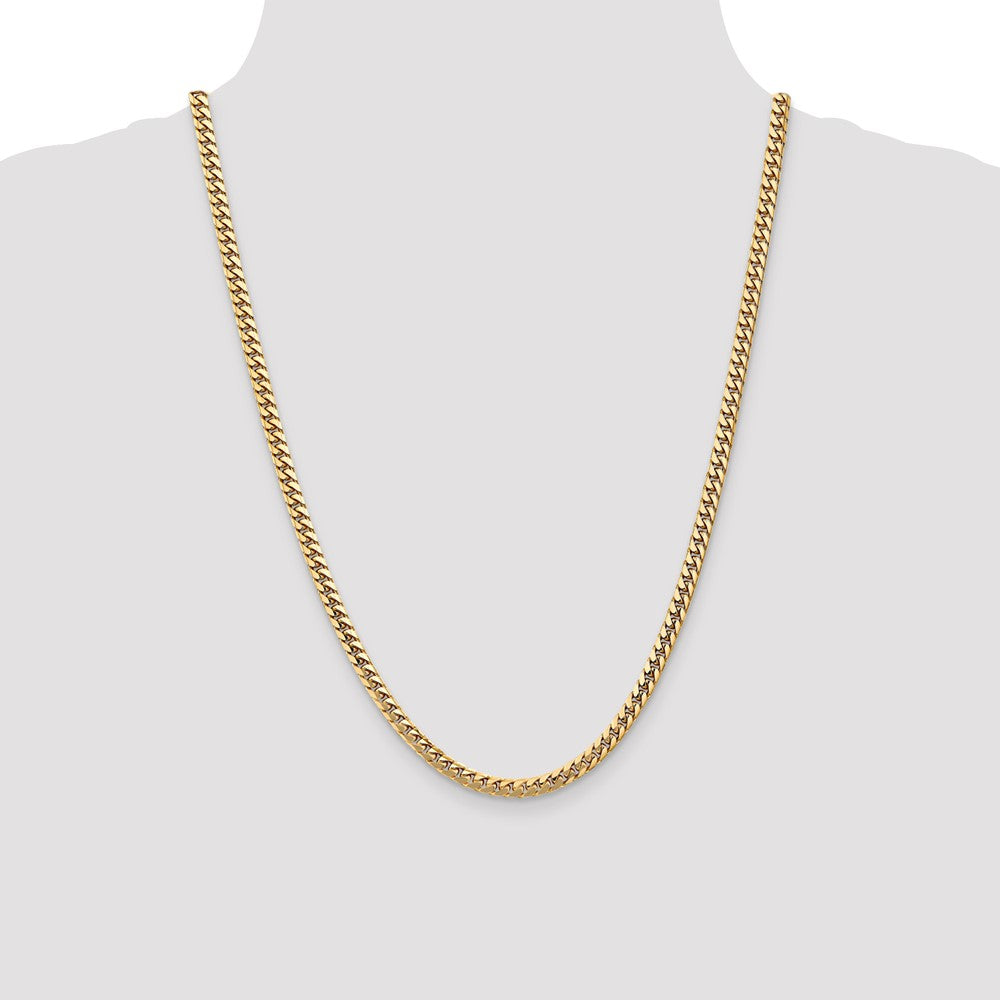 Exclusive 14K Solid Miami Cuban Link Chain - 24 Inch, 4.3mm, Stylish Value