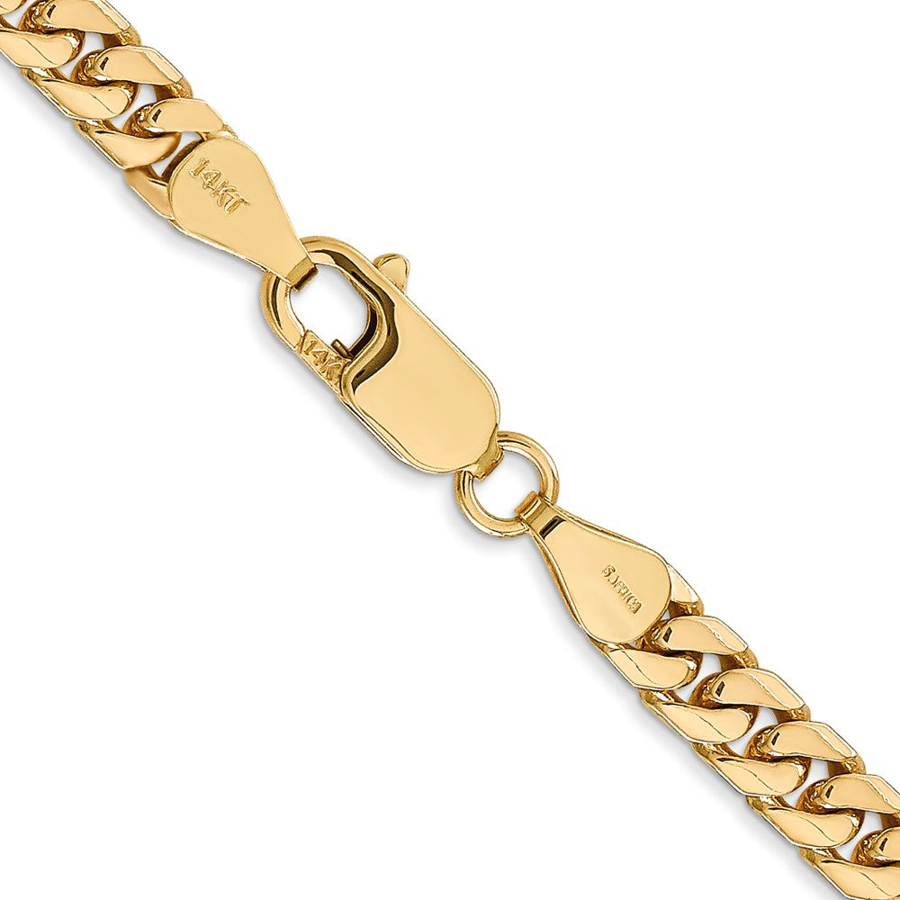 Buy Stylish 14K Solid Miami Cuban Link Chain - 22 Inch, 5mm, Affordable Luxury