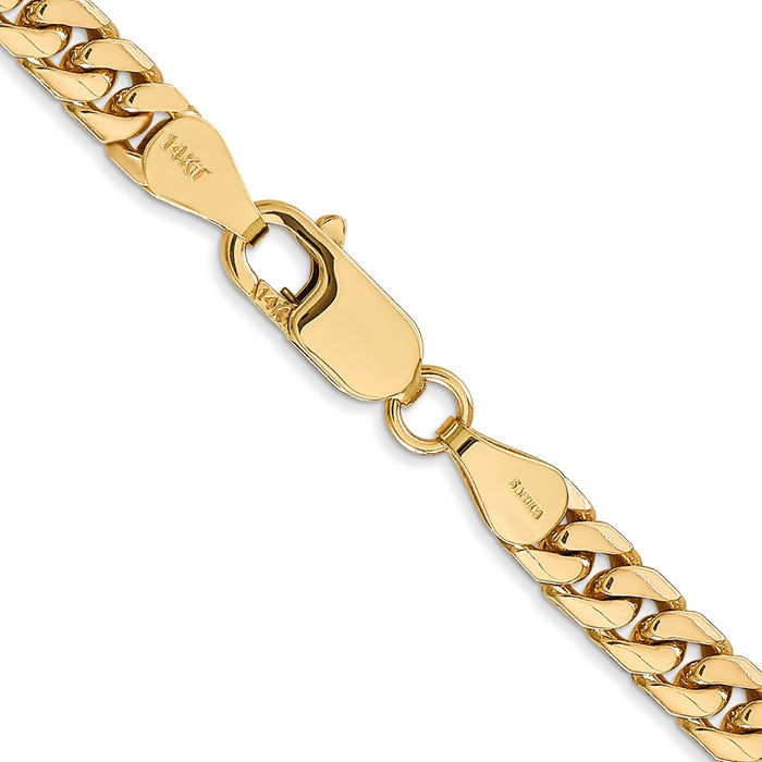 Buy Stylish 14K Solid Miami Cuban Link Chain - 22 Inch, 5mm, Affordable Luxury-3