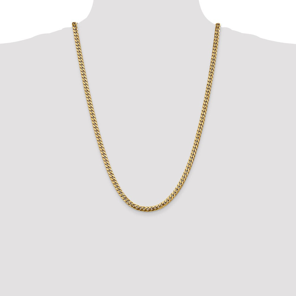 Buy Exclusive 14K Gold 26-Inch 5mm Solid Miami Cuban Link Chain