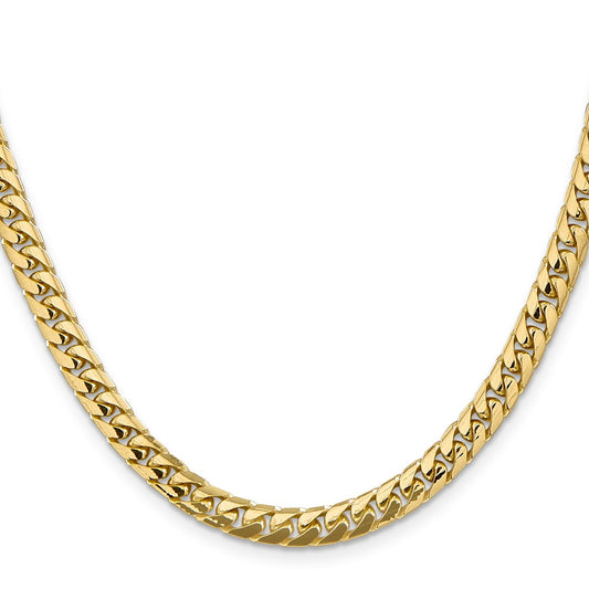 High-Quality 14K Gold Miami Cuban Link Chain - 20 Inch, 5.5mm | Stylish Value!