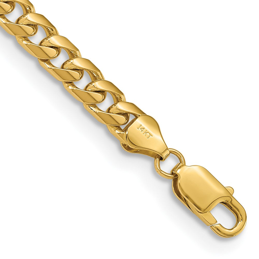 Buy Stylish 14K Solid Miami Cuban Link Chain - 9 Inch, 6.25mm, Lobster Clasp